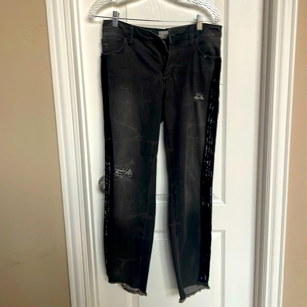 Free people beaded jeans size 30